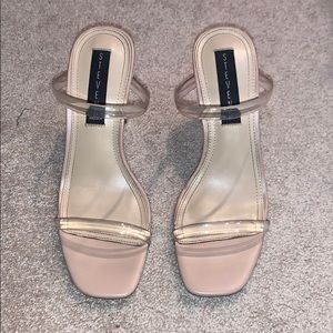 Steve Madden Tan Block Heels